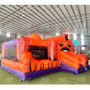 <b>Inflatable</b> Pumpkin Theme House Outdoor Toys Commercial Slide Bouncer Jumping Castle PVC Portable 3-Year Warranty <b>Inflatable</b> Boun - Product Image 3