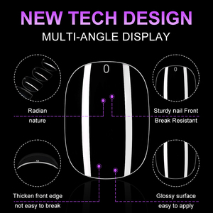 120 Uds. <span class=keywords><strong>Uñas</strong></span> <span class=keywords><strong>postizas</strong></span> <span class=keywords><strong>para</strong></span> niños y <span class=keywords><strong>niñas</strong></span>, cubierta completa, puntas de <span class=keywords><strong>uñas</strong></span> <span class=keywords><strong>para</strong></span> niños ovaladas cortas <span class=keywords><strong>transparentes</strong></span> naturales - Product Image 2