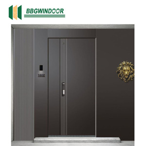 <span class=keywords><strong>Porte</strong></span> pivotante en aluminium à double vitrage, résistante aux ouragans, prix bas, personnalisation en gros, norme NFRC, Lukliving - Product Image 5