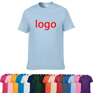 Высококачественная Летняя мужская футболка с шелкографией, 100% хлопок, изготовление на заказ