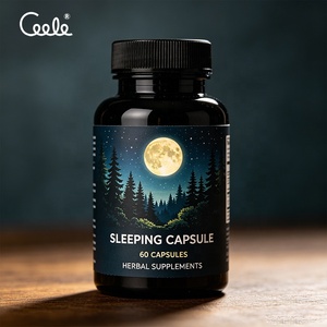 Cápsulas de Suplementos Orales Personalizadas OEM/ODM, Cápsulas para Dormir con Ashwagandha, L-Triptófano y 5-HTP, Productos de Exportación Directa de Fábrica - Product Image 2