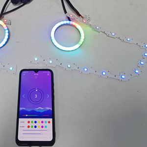 Nuova Luce LED RGB 12V ad Alta Luminosità Controllata da App, Impermeabile, per Emblema Auto Chrysler 300, Accessorio Auto Retrofit - Product Image 3