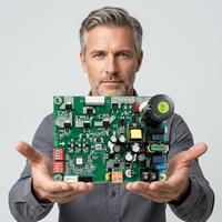 Carte de circuit imprimé (PCB) pour ventilateur de bobine à eau BLDC haute efficacité Saturn, contrôle de vitesse progressif 0-10V avec Modbus, pour FCU HVAC WM-BLDC-FCU