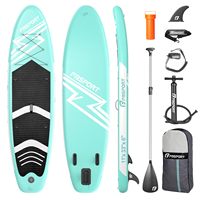 Nouvelle planche de surf gonflable pliable CE TUV pour sports nautiques, SUP, Stand Up Paddle Board avec accessoires de surf et jeux aquatiques