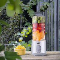 Extracteur de jus rapide pour fruits et légumes, mixeur portable en verre, chargeur USB électrique, mini-blender pour l'extérieur et la voiture