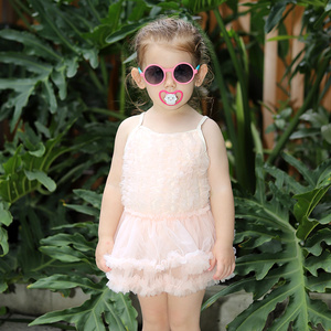 Maillot <span class=keywords><strong>de</strong></span> <span class=keywords><strong>bain</strong></span> une pièce Swimbobo pour bébés filles, écologique, respirant, séchage rapide, en jean, couleur unie, rayé, pour tout-petits - Product Image 1