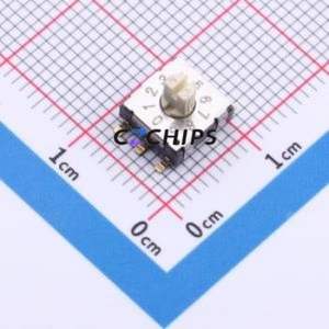 ES07MH-10RBZ-L1000 Rotary Encoder Switch SMD-6P,7.2x7.2mm Switch - Product Image 1