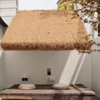 Bestseller Durable Beach Synthetic Dachziegel Teppich Stroh wind dichtes und flamm hemmendes Dach Installation dekoratives Material