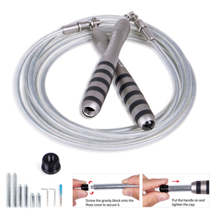 <span class=keywords><strong>Cuerda</strong></span> de Saltar Ajustable de Alta Velocidad de Aluminio+PU de 2 kg para Entrenamiento Aeróbico, Deportivo y de Boxeo, Venta al por Mayor - Product Image 5