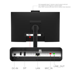 Ordinateur de bureau tout-en-un Wandong 23,8 pouces I3/I5/I7 8G DDR3 + 256G SSD+HDD pour RTX 2060 Ordinateur monobloc tout-en-un AIO - Product Image 3