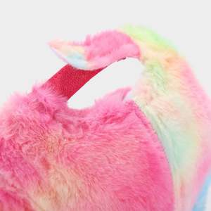 Winter New Arrival Fashion Women Trendy Hat <b>Tie</b> Dye Ombre Colour Furry Baseball Cap - Product Image 5