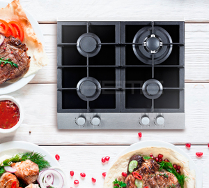 CE Approval Built in Gas Cooktop Household Kitchen Appliances 4 Burner Glass <b>Stove</b> Top - Product Image 1