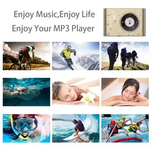 Reproductor MP3 deportivo resistente al agua IPX8, diseño con almacenamiento integrado de 4GB y 8GB, radio FM portátil, adecuado para deportes al aire libre - Product Image 4