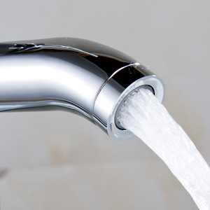 זול sus201 מעוקל יריקה כרום ליטוש מים חמים חם מערבל ברז מים קרים חמים - Product Image 6