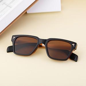 Gafas de sol polarizadas Tory Burch con montura cuadrada para hombre, montura negra, lentes TAC, protección UV400, gafas de sol para conducir al aire libre - Product Image 5