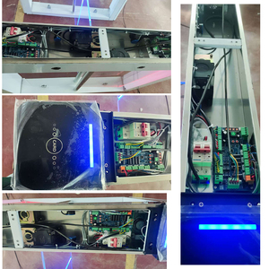 Bảo mật cao sinh trắc học tích hợp khuôn mặt/RFID/QR/mã vạch/Vân tay kiểm soát truy cập thông minh dual-cửa Swing rào cản turnstile - Product Image 2