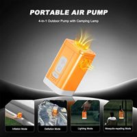 Mini Pompe à Vide Électrique Portable, Lampe Anti-Moustiques, Rangement Domestique, Valise de Voyage, Sans Fil, 4-en-1, Gain de Place