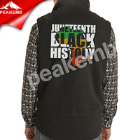 Patch en chenille personnalisé Juneteenth Black History, thermocollant ou à coller sur les vêtements, vente en gros