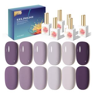 AILANUO OEM Color Nail Gel Proveedor Venta al por mayor de etiqueta privada Soak Off Nail Gel Polish Semicurado Led UV Gel Esmalte de uñas - Product Image 1