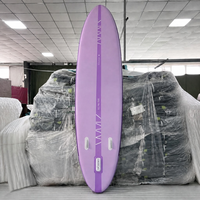 Planche à pagaie gonflable TIGERXBANG 116 x 35 x 6 Drop Stitch 3 ailerons Design Tribal Spirit SUP pour 3 personnes Relaxation