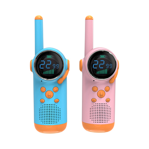 Draagbare 3-handzame kinder walkie-talkie speelgoed, 3 kilometer bereik, VOX-bediening, ingebouwde LED-zaklamp, 400mAh <span class=keywords><strong>camera</strong></span> - Product Image 4