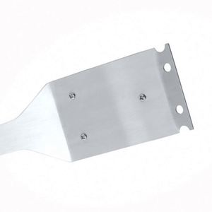 แปรงปิ้งย่างคุณภาพสูง ขนแปรงลวดสำหรับปิ้งย่างกลางแจ้ง พร้อมหัวแปรงสแตนเลสแบบเปลี่ยนได้ - Product Image 4