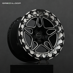 Rines Deportivos GL de 17 y 18 Pulgadas con Beadlock, Rines Forjados para <span class=keywords><strong>BMW</strong></span> M2 M3 M4 M5 F20 F30 F32 F36 F40 F90 <span class=keywords><strong>E90</strong></span> E70 5x112 5X 114.3 - Product Image 4