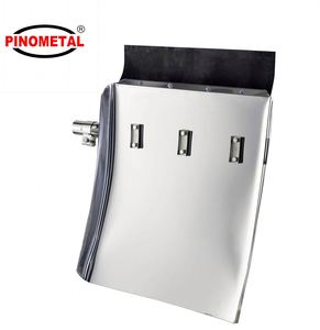 Ensemble de panneaux d'aile en acier inoxydable 430 avec support de tube, support de garde-boue pour semi-camion - Product Image 3