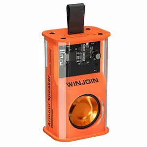 Best Seller Professional Portable Mobile Phone Computer RGB Light Type C Charging Orange Electronic Music Bluetooth Speaker