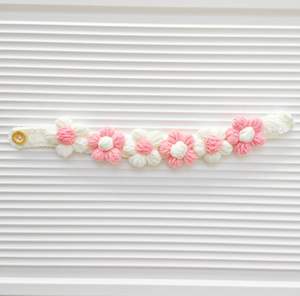 <span class=keywords><strong>Collar</strong></span> tejido a mano al por mayor de fábrica, <span class=keywords><strong>Collar</strong></span> de flores de amor, <span class=keywords><strong>Collar</strong></span> de gato y perro, joyería bonita, <span class=keywords><strong>Collar</strong></span> decorativo para mascotas - Product Image 6