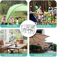 Table pliante et chaise de Camping, valise Portable, pique-nique, pliable, avec chaises, trou de parapluie, pour 4 personnes