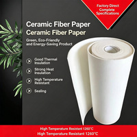 Papel de Fibra Cerámica de Silicato de Aluminio de Alta Calidad, Ignífugo, Aislante Térmico, Resistente a la Corrosión y Retardante de Llama