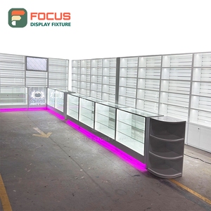 ตู้โชว์บุหรี่แบบสองด้าน บานกระจก ประตูล็อคได้ ชั้นวางหลายชั้น - Product Image 1