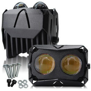 Nouveau 50W 3000K & 6000K double couleur 2 pouces Mini lumière de conduite pour phare de lentille de projecteur Led - Product Image 4