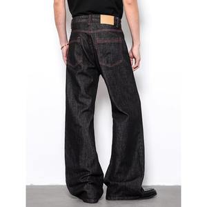 New American Retro Cleanfit Straight <b>Jeans</b> for Men and <b>Women</b> High Street Style Low Waist Loose Fit Casual Floor-Length Pants - Product Image 3