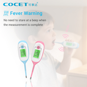 Vente en gros Thermomètre personnalisé avec écran LCD trois couleurs étanche Thermomètre électronique médical clinique numérique intelligent - Product Image 6