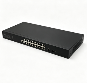 Switch PoE Gestionado L2+ Gigabit <span class=keywords><strong>de</strong></span> 16 Puertos 16GEP+2SFP, IEEE802.3af/at, 250W, Protección contra Rayos <span class=keywords><strong>de</strong></span> 6KV, Montaje en Rack <span class=keywords><strong>de</strong></span> 19 Pulgadas - Product Image 1
