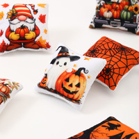 Puppenhaus Mini-Halloween-Möbelkissen BJD Miniatur-Szene Lustige Kürbis-Sofakissen Plastik-Bastelarbeiten