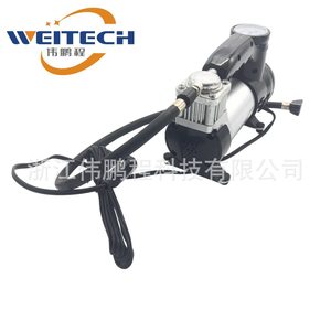 เครื่องสูบลมยางรถยนต์พกพา Weitech 150Psi แบบกระบอกเดี่ยว พร้อมไฟ LED ปั๊มลมฉุกเฉิน - Product Image 4