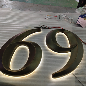 Lettere <span class=keywords><strong>Tridimensionali</strong></span> Illuminate Personalizzate con Taglio Laser, Lettere Impermeabili per Esterni Montate su Edifici, Lettere in Metallo Retroilluminate - Product Image 6