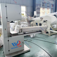 Machine à fabriquer du papier WD à prix abordable, machine de découpe manuelle de papier toilette à scie à ruban pour petites entreprises