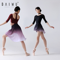 Justaucorps de danse pour filles et femmes Baiwu, à porter autour du cou, pour la gymnastique, la scène, la danse, les costumes, les tenues d'entraînement, 124141187