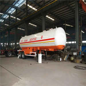 Heavy Duty 3 Axles LPG Tank Truck Trailer para propano Buen <span class=keywords><strong>precio</strong></span> 58m3 High End Custom LPG Gas Tanker Semi Trailer para la venta - Product Image 4