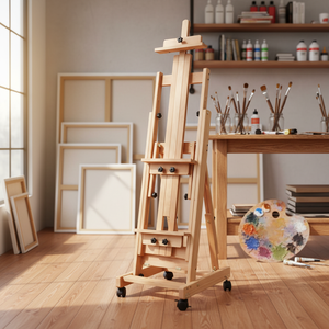 Chevalets de peinture en bois réglables multifonctionnels et durables, tendance du moment - Product Image 1