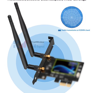 Antena Lora Omnidireccional de 400-470MHz 433MHz con Base Magnética para Comunicación por Internet, Amplificador de Señal de Radioaficionado - Product Image 3