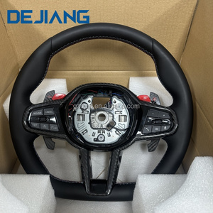 Volante Auto in Pelle CS di Alta Qualità per <span class=keywords><strong>BMW</strong></span> <span class=keywords><strong>X3</strong></span> X4 X5 X6 F30 F10 F15 <span class=keywords><strong>G01</strong></span> G08 G22 G23 G20 G30 G31 G38 M340i M440i - Product Image 1