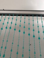 Rideau de chambre classique perlé coloré, séparateur suspendu élégant pour événements, décoration de vitrine et cloison de salle à manger