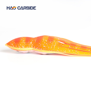 Señuelos de pesca de calamar de goma grandes, faldas de calamar de plástico, señuelos luminosos suaves para atún y marlín - Product Image 4