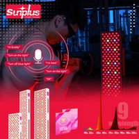 Panneau de luminothérapie rouge à marque privée 1500W Noir 810nm, Appareil de luminothérapie LED sur pied, Fournisseur Chine