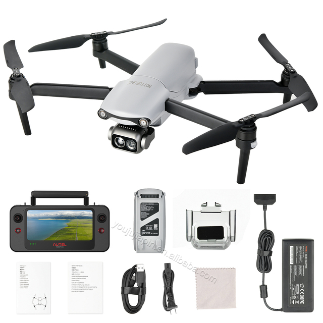 AUTEL EVO Lite 640T Enterprise Standard Bundle Dual Gimbal Thermal Imaging Drone with AI Recognition & 12km Transmission UAV